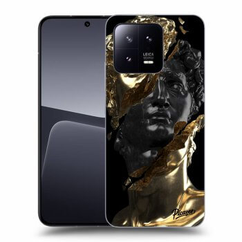 Picasee crna silikonska maskica za Xiaomi 13 Pro - Gold - Black
