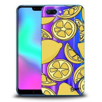 Picasee silikonska prozirna maskica za Honor 10 - Lemon