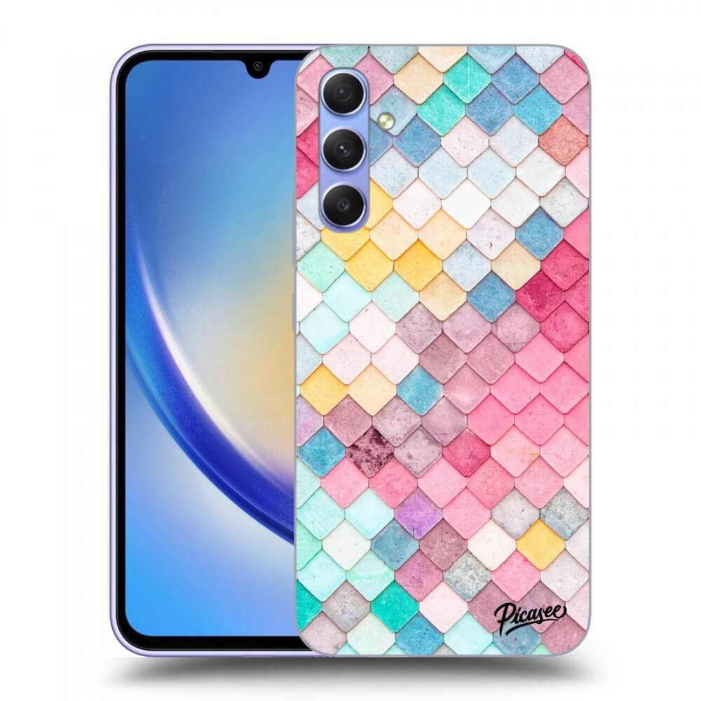 Picasee ULTIMATE CASE za Samsung Galaxy A34 5G A346B - Colorful roof