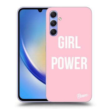 Picasee silikonska prozirna maskica za Samsung Galaxy A34 5G A346B - Girl power