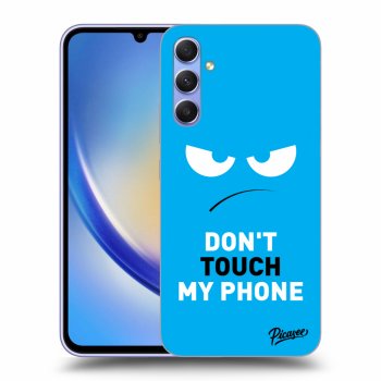 Maskica za Samsung Galaxy A34 5G A346B - Angry Eyes - Blue