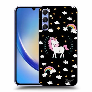 Picasee ULTIMATE CASE za Samsung Galaxy A34 5G A346B - Unicorn star heaven