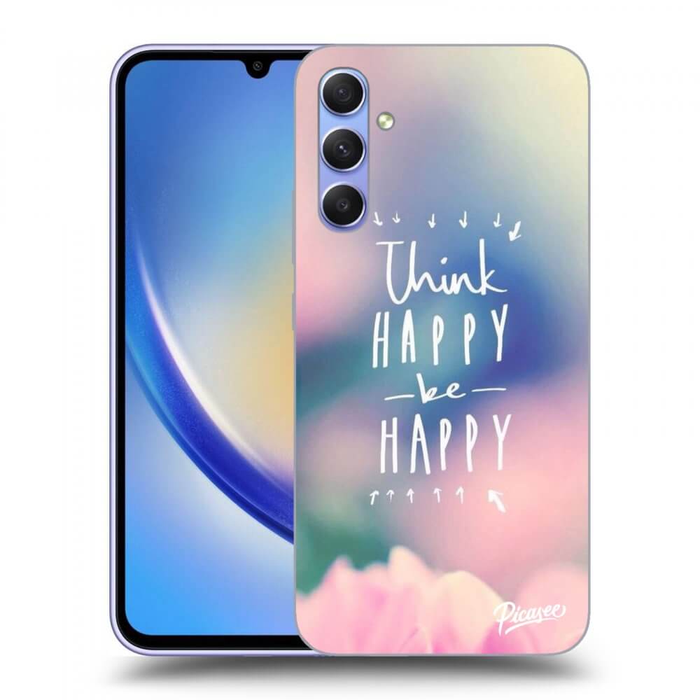 Picasee ULTIMATE CASE za Samsung Galaxy A34 5G A346B - Think happy be happy