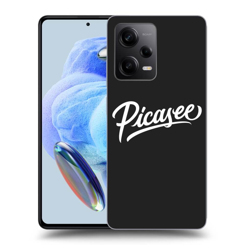 Picasee crna silikonska maskica za Xiaomi Redmi Note 12 5G - Picasee - White