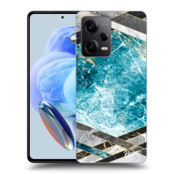 Maskica za Xiaomi Redmi Note 12 5G - Blue geometry