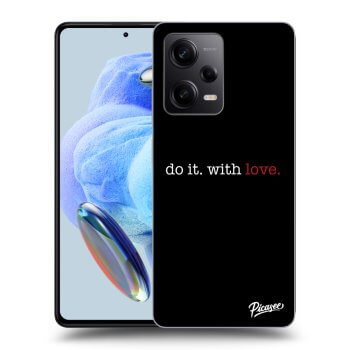 Picasee silikonska prozirna maskica za Xiaomi Redmi Note 12 5G - Do it. With love.