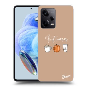 Picasee crna silikonska maskica za Xiaomi Redmi Note 12 5G - Autumn