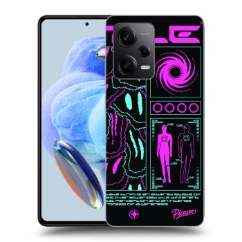 Picasee silikonska prozirna maskica za Xiaomi Redmi Note 12 5G - HYPE SMILE