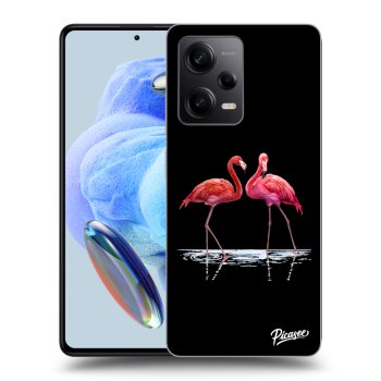 Maskica za Xiaomi Redmi Note 12 5G - Flamingos couple