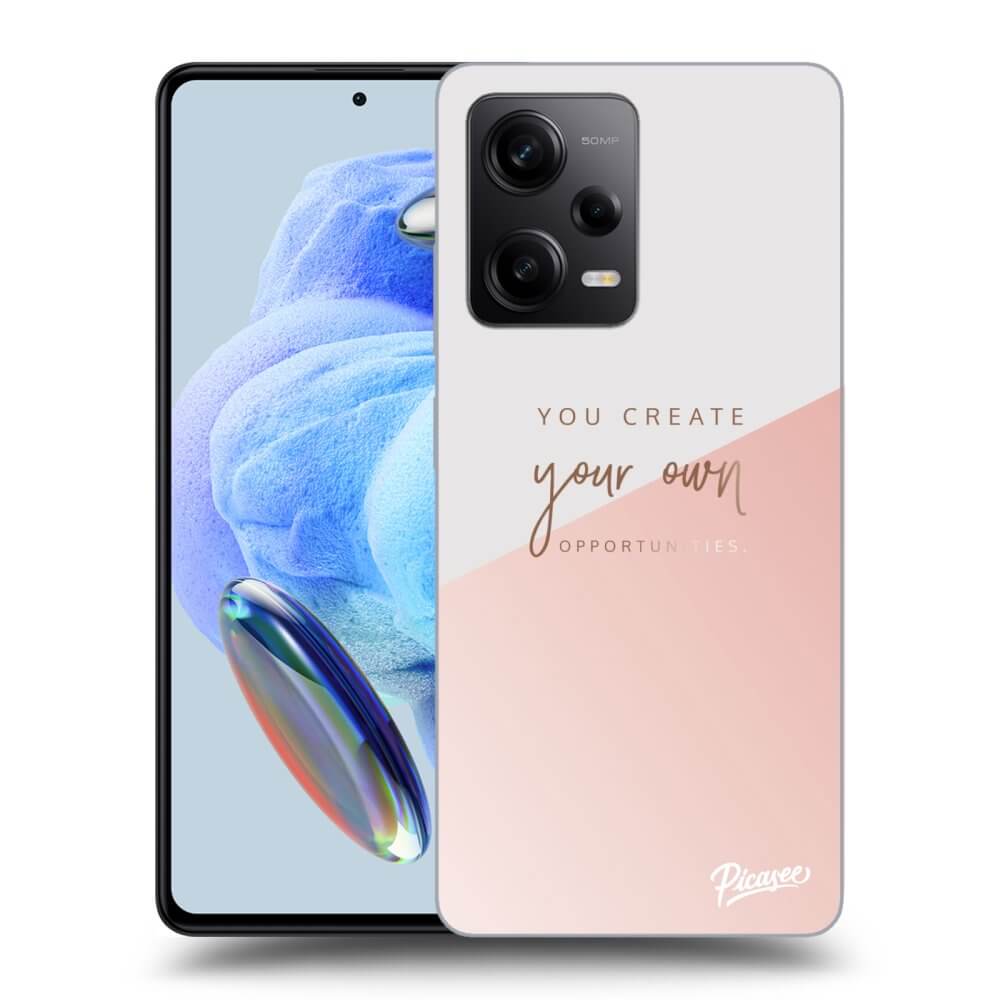 Picasee silikonska prozirna maskica za Xiaomi Redmi Note 12 5G - You create your own opportunities
