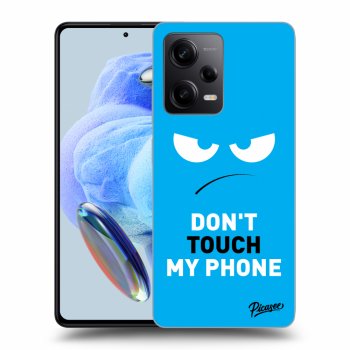 Maskica za Xiaomi Redmi Note 12 Pro 5G - Angry Eyes - Blue