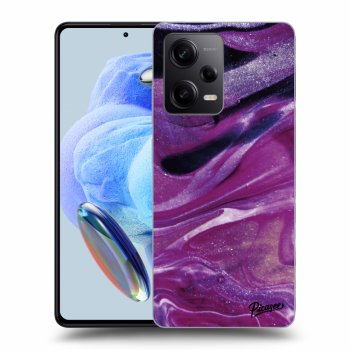 Maskica za Xiaomi Redmi Note 12 Pro 5G - Purple glitter