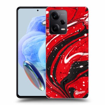 Maskica za Xiaomi Redmi Note 12 Pro+ 5G - Red black