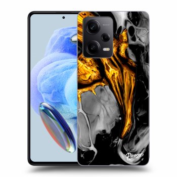 Maskica za Xiaomi Redmi Note 12 Pro+ 5G - Black Gold