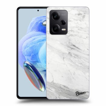 Maskica za Xiaomi Redmi Note 12 Pro+ 5G - White marble