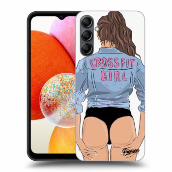 Picasee ULTIMATE CASE za Samsung Galaxy A14 4G A145R - Crossfit girl - nickynellow