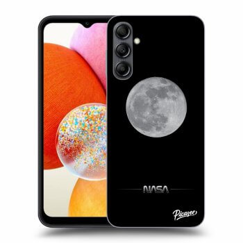 Picasee crna silikonska maskica za Samsung Galaxy A14 5G A146P - Moon Minimal