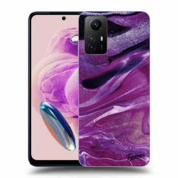 Maskica za Xiaomi Redmi Note 12S - Purple glitter