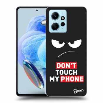 Picasee crna silikonska maskica za Xiaomi Redmi Note 12 4G - Angry Eyes - Transparent