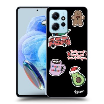 Maskica za Xiaomi Redmi Note 12 4G - Christmas Stickers