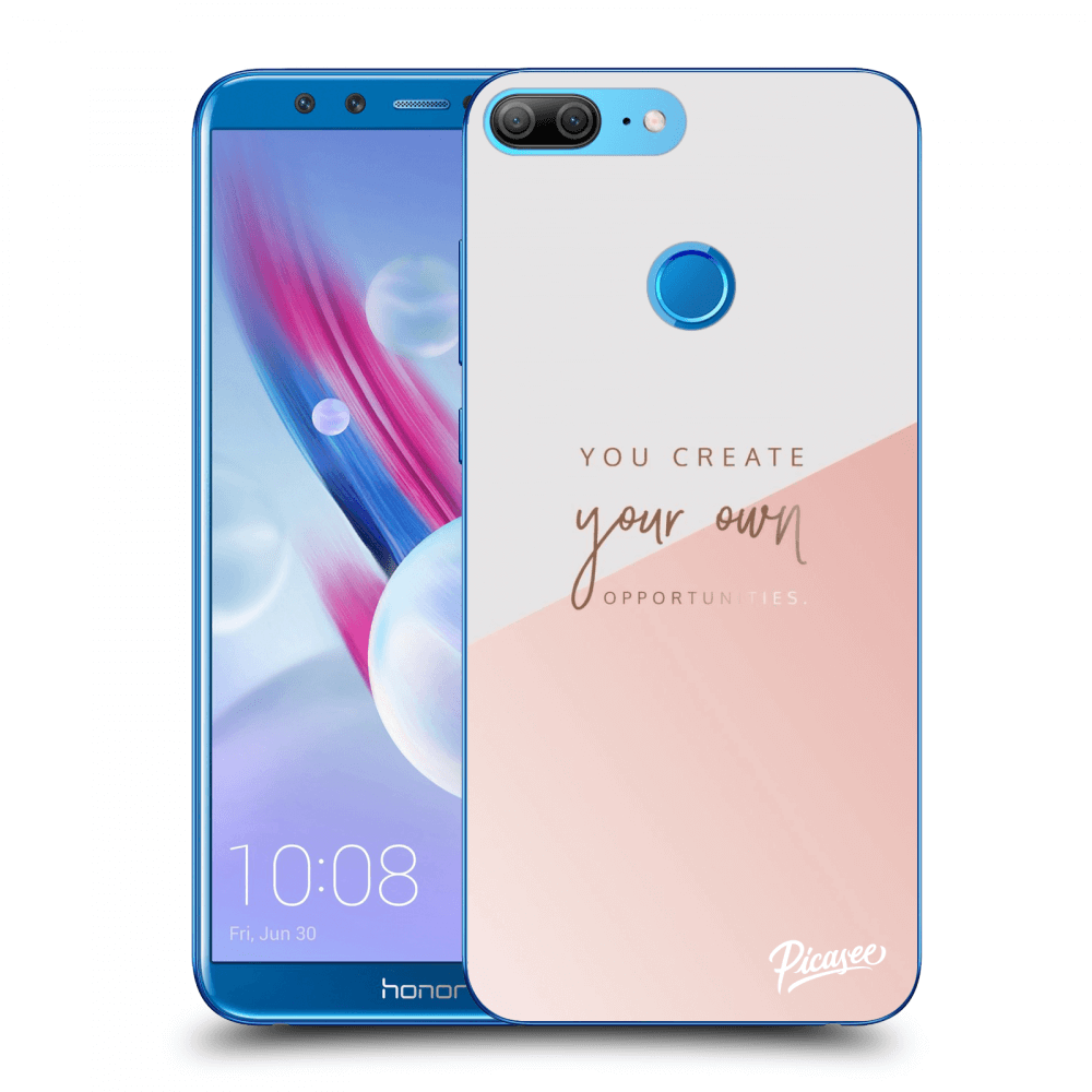 Picasee crna silikonska maskica za Honor 9 Lite - You create your own opportunities