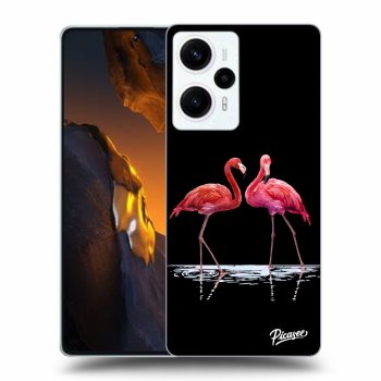 Maskica za Xiaomi Poco F5 - Flamingos couple