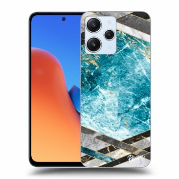 Maskica za Xiaomi Redmi 12 4G - Blue geometry