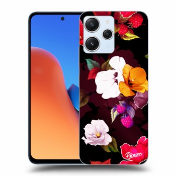 Maskica za Xiaomi Redmi 12 4G - Flowers and Berries