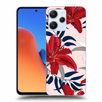 Maskica za Xiaomi Redmi 12 4G - Red Lily