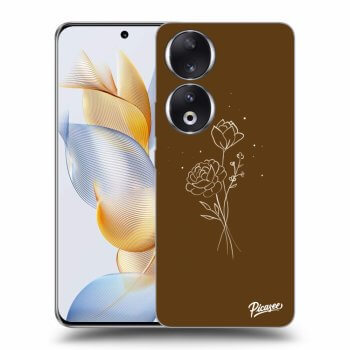 Picasee ULTIMATE CASE za Honor 90 5G - Brown flowers