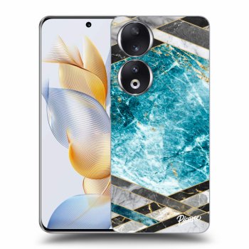 Maskica za Honor 90 5G - Blue geometry