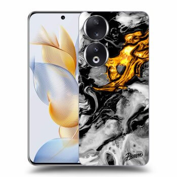 Maskica za Honor 90 5G - Black Gold 2