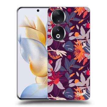 Maskica za Honor 90 5G - Purple Leaf