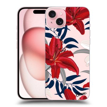 Maskica za Apple iPhone 15 - Red Lily