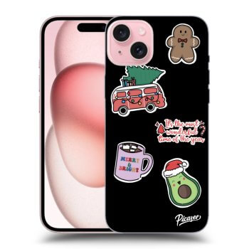Picasee ULTIMATE CASE MagSafe za Apple iPhone 15 - Christmas Stickers