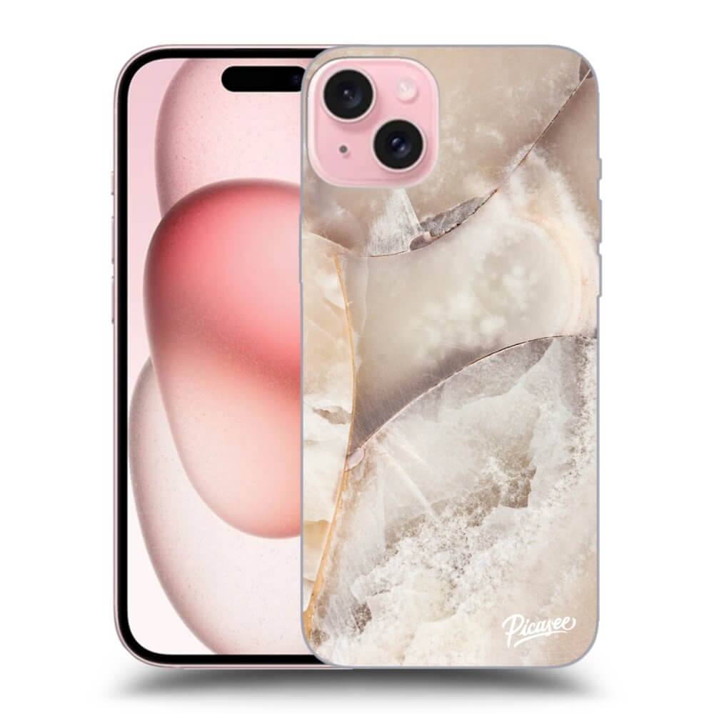 Picasee ULTIMATE CASE MagSafe za Apple iPhone 15 - Cream marble