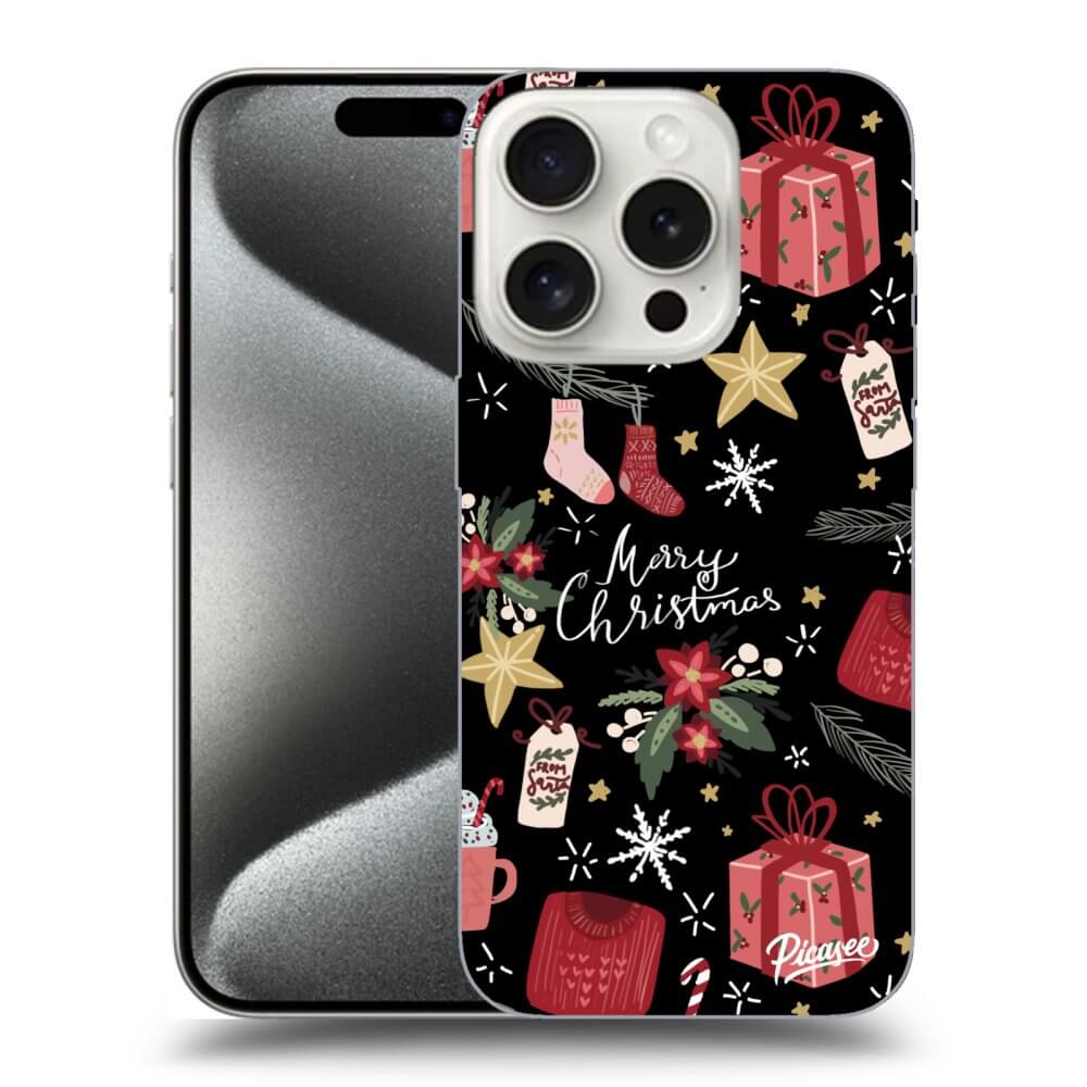 Picasee ULTIMATE CASE MagSafe za Apple iPhone 15 Pro - Christmas