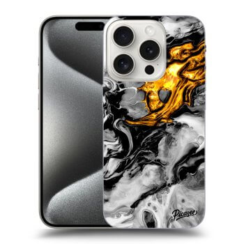 Maskica za Apple iPhone 15 Pro - Black Gold 2
