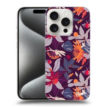 Maskica za Apple iPhone 15 Pro - Purple Leaf