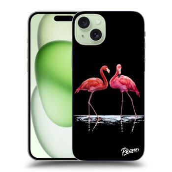 Maskica za Apple iPhone 15 Plus - Flamingos couple