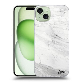 Maskica za Apple iPhone 15 Plus - White marble