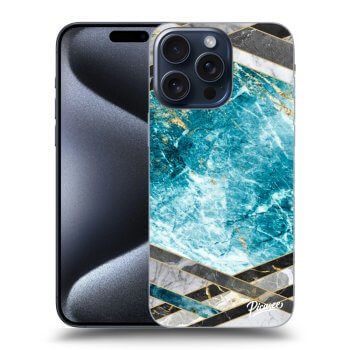 Maskica za Apple iPhone 15 Pro Max - Blue geometry