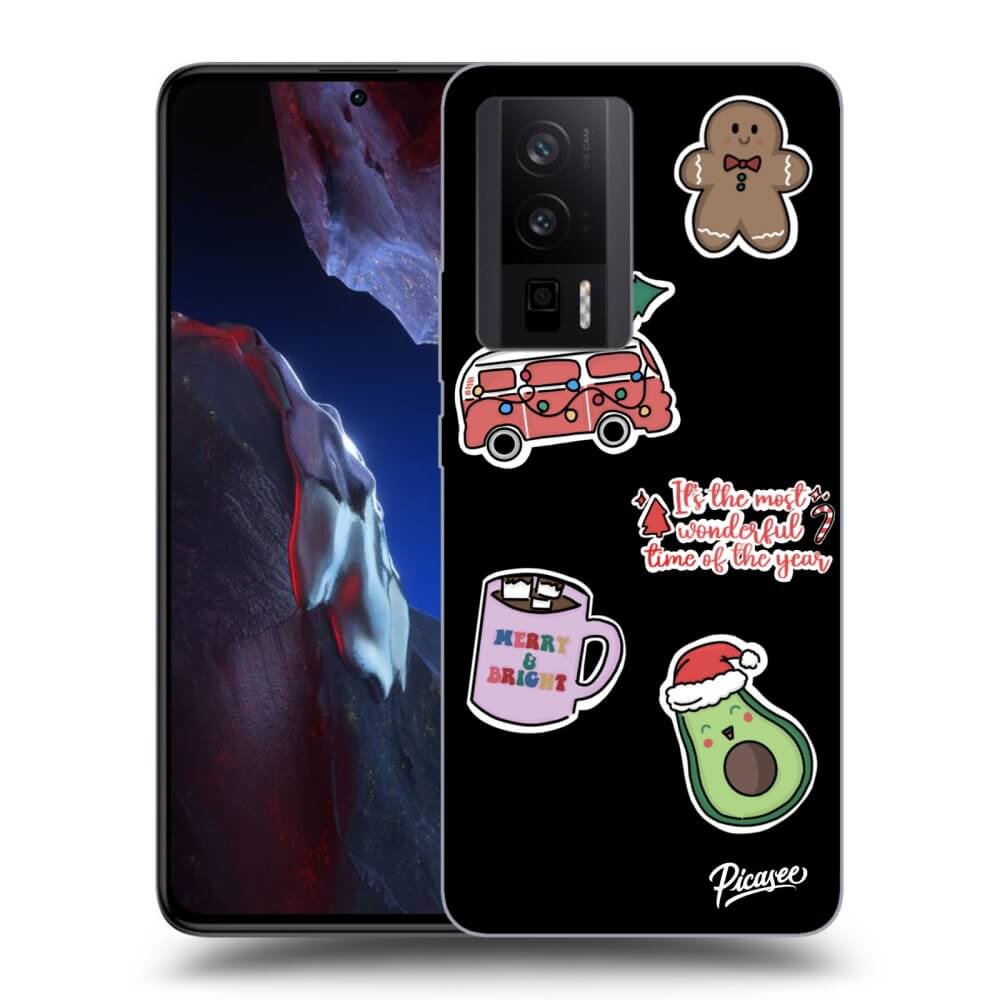 Picasee ULTIMATE CASE za Xiaomi Poco F5 Pro 5G - Christmas Stickers