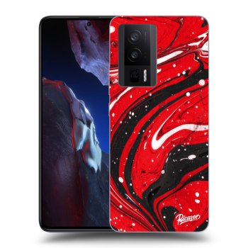 Maskica za Xiaomi Poco F5 Pro 5G - Red black