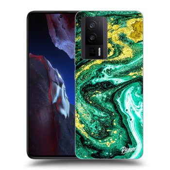 Maskica za Xiaomi Poco F5 Pro 5G - Green Gold