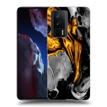 Maskica za Xiaomi Poco F5 Pro 5G - Black Gold