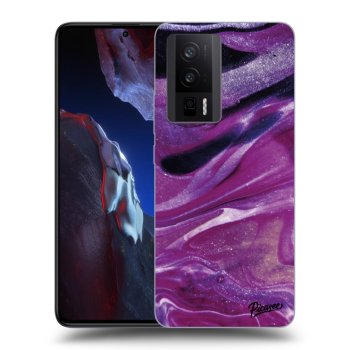 Maskica za Xiaomi Poco F5 Pro 5G - Purple glitter