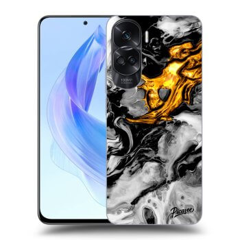 Maskica za Honor 90 Lite 5G - Black Gold 2