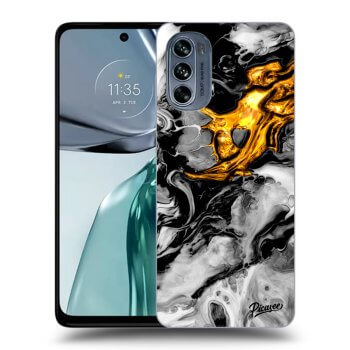 Maskica za Motorola Moto G62 - Black Gold 2