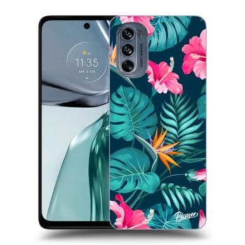 Maskica za Motorola Moto G62 - Pink Monstera